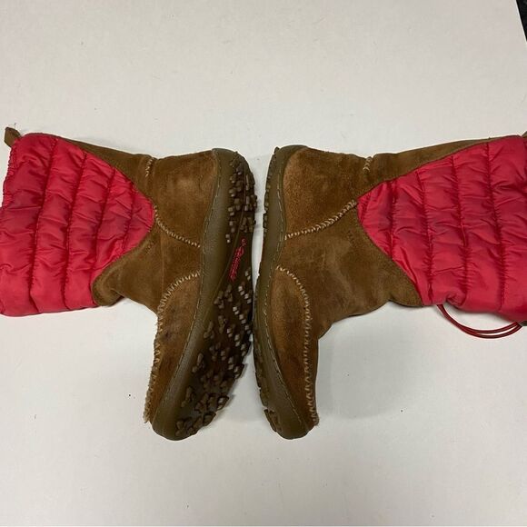 Columbia Women's Minx Moccasin waterproof Omni-Heat leather suede snow boots 7 - Picture 7 of 15